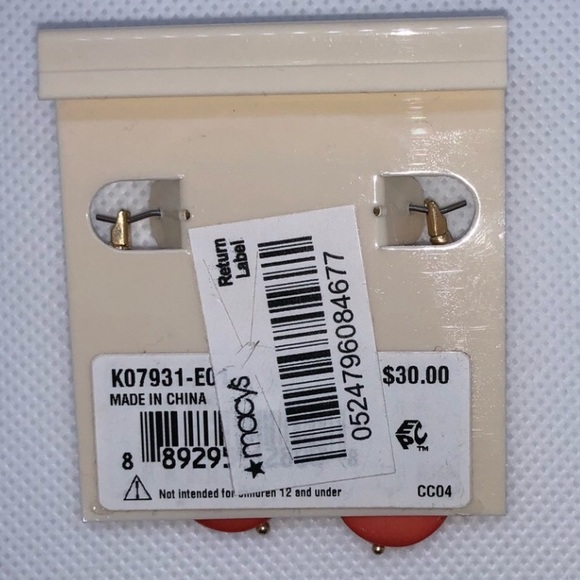 NWT Kenneth Cole Coral Canyon Shell Earrings - Picture 4 of 5